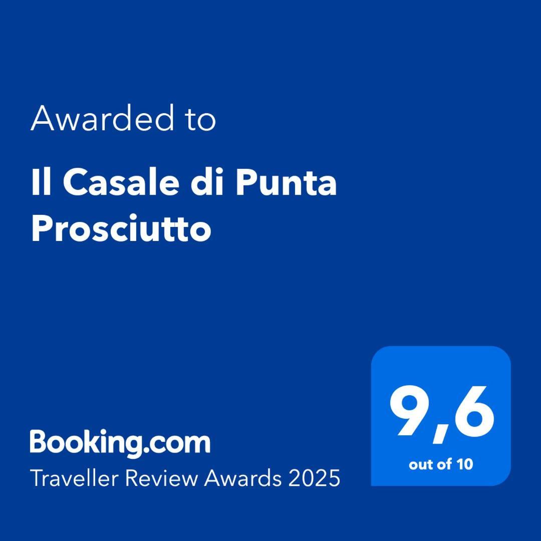 Il Casale Di Punta Prosciutto Acomodação com café da manhã Exterior foto